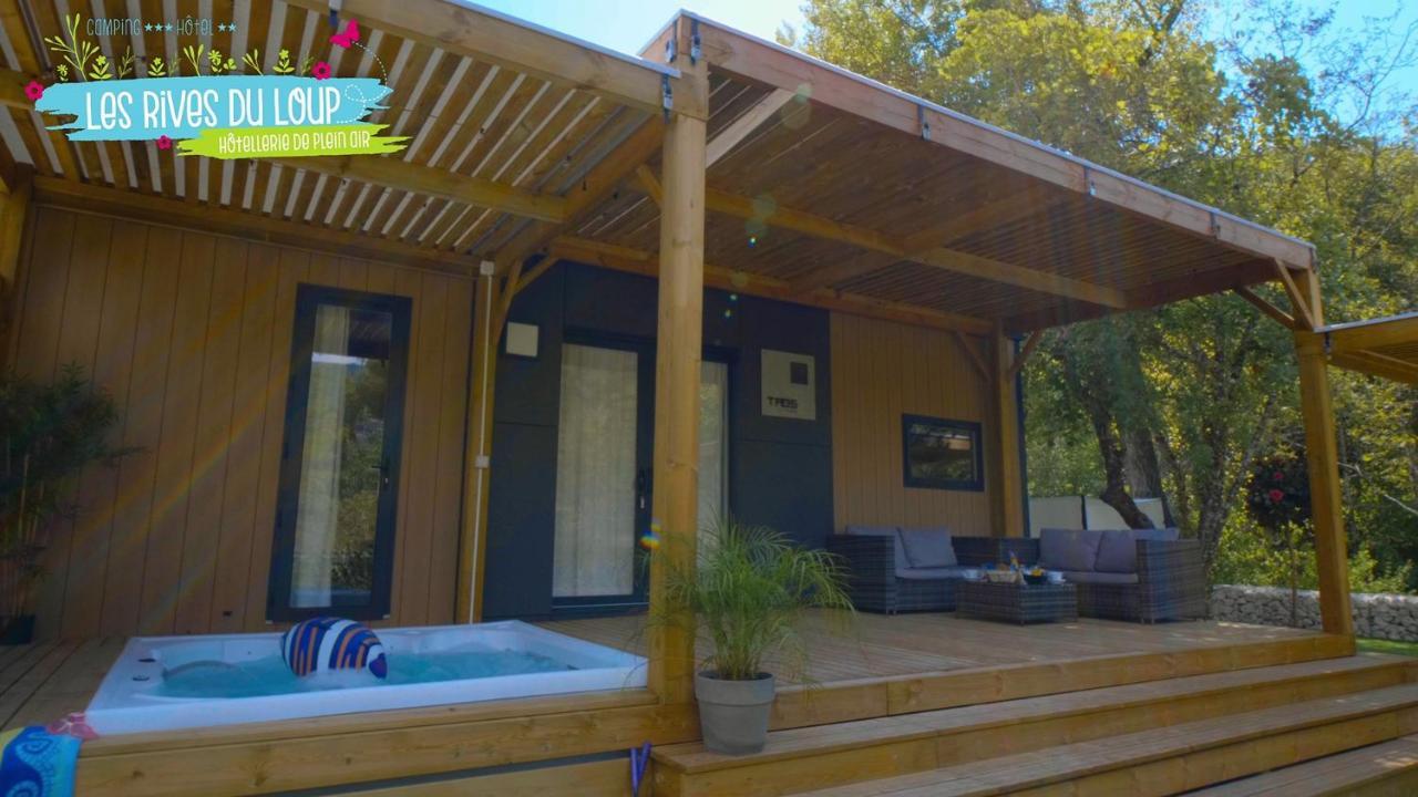 Camping Hotel Les Rives Du Loup Tourrettes-sur-Loup Exterior foto